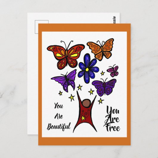 Je bent een mooi briefkaart (Voorkant / Achterkant)