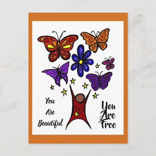 Je bent een mooi briefkaart (Voorkant)