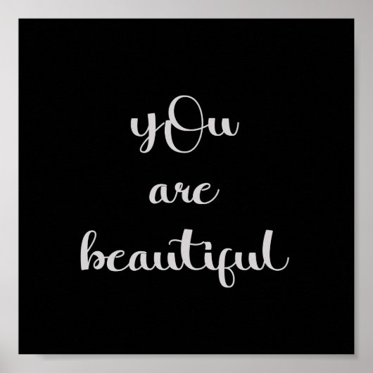 Je bent een mooi Poster (Voorkant)