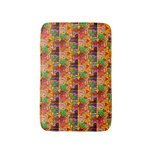 Je bent een mooie Bath Mat van Tamara Diaz Art (Voorkant Verticaal)