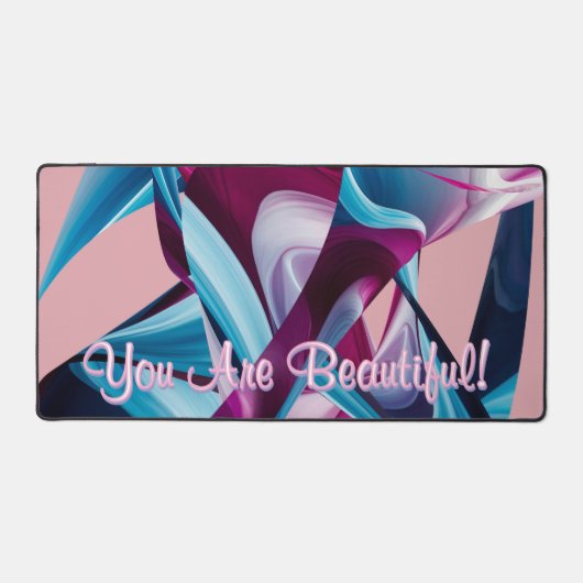 Je bent een mooie inspiratiebron Abstract Bureaumat (Voorkant)