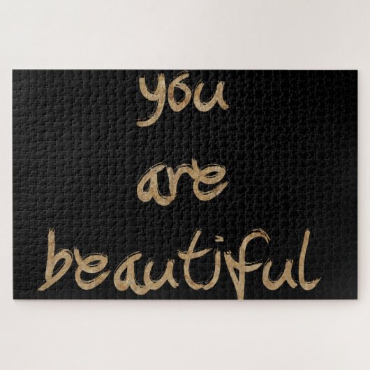 Je bent een mooie puzzel (Horizontaal)