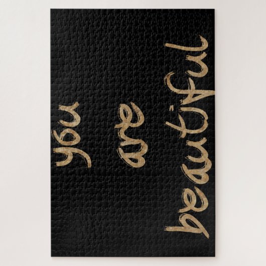 Je bent een mooie puzzel (Verticaal)