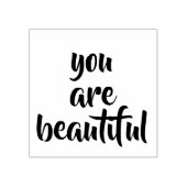 Je bent een mooie rubberen stempel, houdt van rubb rubberstempel (Afrduk)