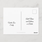 Je bent een mooie Typografie Red Heart Briefkaart (Achterkant)