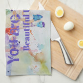 Je bent één mooie unicorn! Tea Towel Theedoek (Quarter Fold)