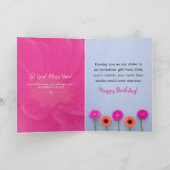 Je bent een mooie zuster, binnen en buiten! kaart (Binnen)