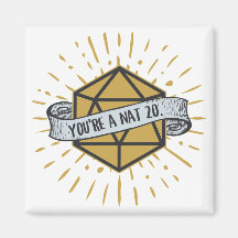 Je bent een Nat 20 d20 Dungeons and Dragons