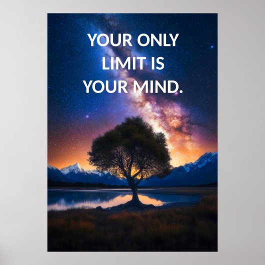 Je bent een onbegrensd Poster (Voorkant)