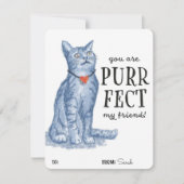 Je bent een "orfect" Valentijn met grijze keukenka Feestdagenkaart (Voorkant)