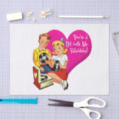 Je bent een pak met mij, Valentijn! Tissuepapier (Craft)