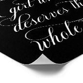 Je bent een parel van een meisje-Inspirerend-citaa Poster (Hoek)