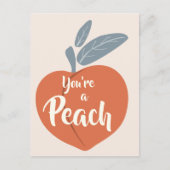 Je bent een Peach Briefkaart (Voorkant)