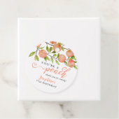 Je bent een Peach rustieke zomer verjaardagsfeest Bedankjes Labels (In situ)