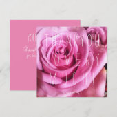 Je bent een Peach. Thank You kaart (Voorkant / Achterkant)