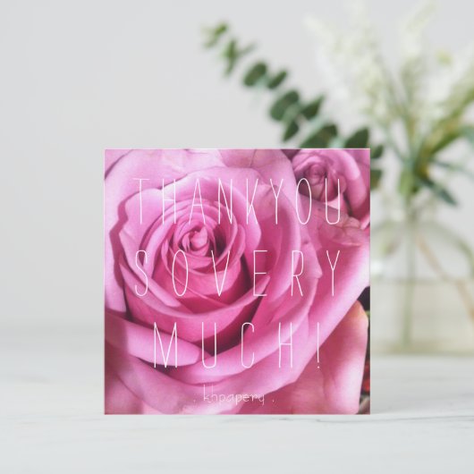 Je bent een Peach. Thank You kaart (Staand voorkant)