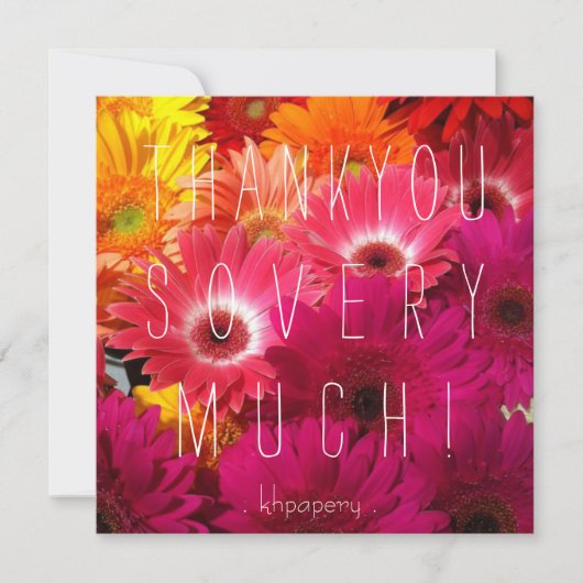 Je bent een Peach. Thank You kaart (Voorkant)