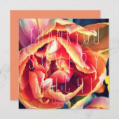 Je bent een Peach. Thank You kaart (Voorkant / Achterkant)