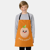 Je bent een perzik. schort (Gedragen)