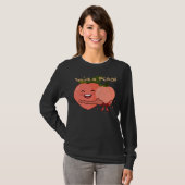 Je bent een Perzik T-shirt (Voorkant volledig)