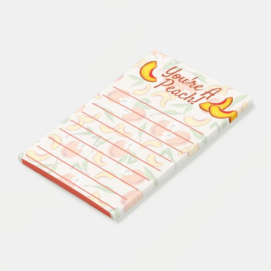 Je bent een Perzikperziken en bloesems Post-it® Notes (Schuin)