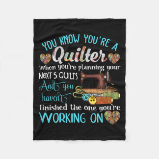 Je Bent Een Quilter Als Je Je Volgende 5 Plant Fleece Deken