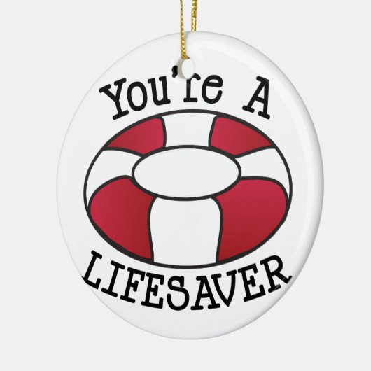 Je bent een redder keramisch ornament (Links)