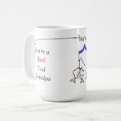 Je bent een "Reel"-koel opa/gehookt op je Mok (Voorkant links)