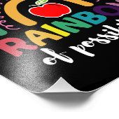 Je bent een regenboog van mogelijke leraar foto afdruk (Hoek)