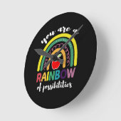 Je bent een regenboog van mogelijke leraar ronde klok (Hoek)