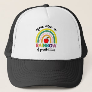 Je bent een regenboog van mogelijke leraar trucker pet