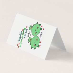 Je bent een roarrsome samen Funny Dinosaur Couple Kaart