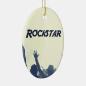 Je bent een Rockstar. Keramisch Ornament (Rechts)