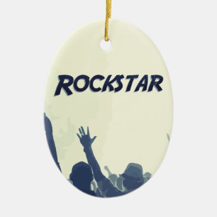 Je bent een Rockstar. Keramisch Ornament