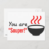 Je bent een saaie / super leraar appreciatie cadea briefkaart (Voorkant / Achterkant)