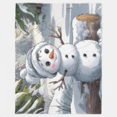 Je bent een schattige sneeuw fleece deken (Voorkant)