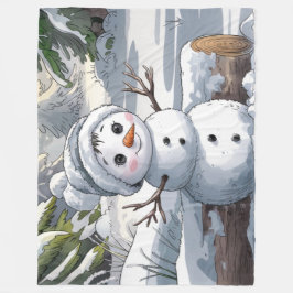 Je bent een schattige sneeuw fleece deken