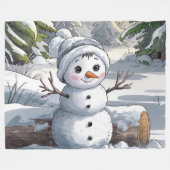Je bent een schattige sneeuw fleece deken (Voorkant (Horizontaal))