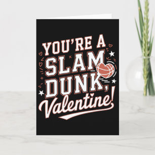 Je bent een Slam Dunk Valentijn romantisch basketb Kaart