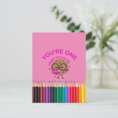 Je bent één slim koekje briefkaart (Staand voorkant)