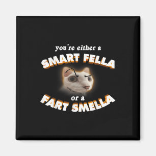 Je bent een slimme kerel of een scheet Smella meme Magneet