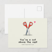 Je bent een snee boven de rest | Gelukkige Valenti Feestdagenkaart (Voorkant / Achterkant)