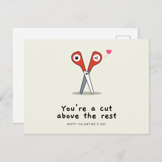 Je bent een snee boven de rest | Gelukkige Valenti Feestdagenkaart (Voorkant / Achterkant)
