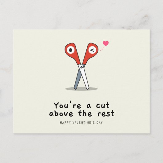 Je bent een snee boven de rest | Gelukkige Valenti Feestdagenkaart (Voorkant)