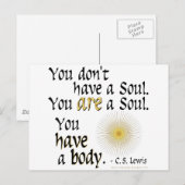 Je bent een sol... briefkaart (Voorkant / Achterkant)