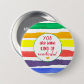 Je bent een soort prachtige positieve woorden ronde button 7,6 cm (Voorkant /achterkant)
