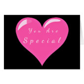 Je bent een speciaal Kaart hart - liefde (Voorkant Horizontaal)