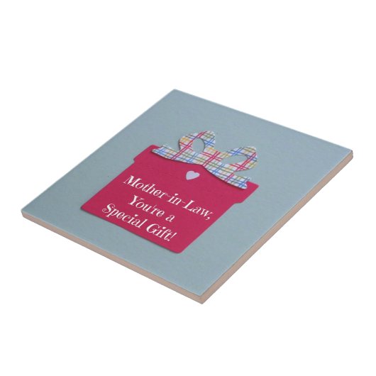 Je bent een speciale cadeau. tegeltje (Zijkant)