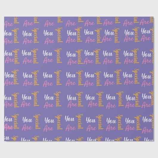 Je bent een speciale eenhoorn cadeaupapier (Vlak)