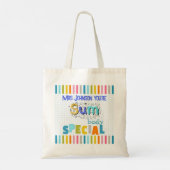 Je bent een speciale leraar wiskunde kleuterschool tote bag (Achterkant)